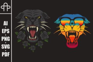 Panther Cool Retro Illustration