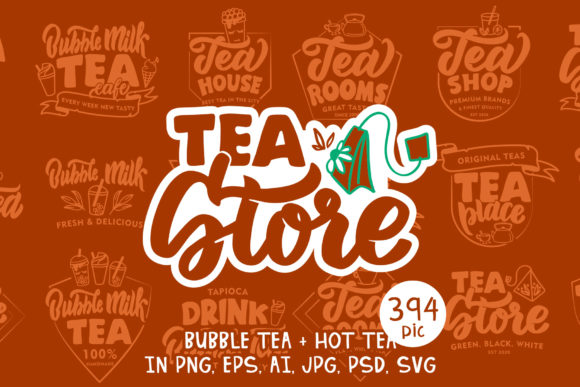 Set of Hot Cold Tea
