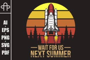Spacecraft Sunset Retro