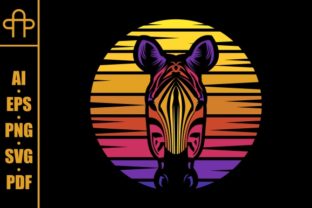 Zeebra Retro Illustration